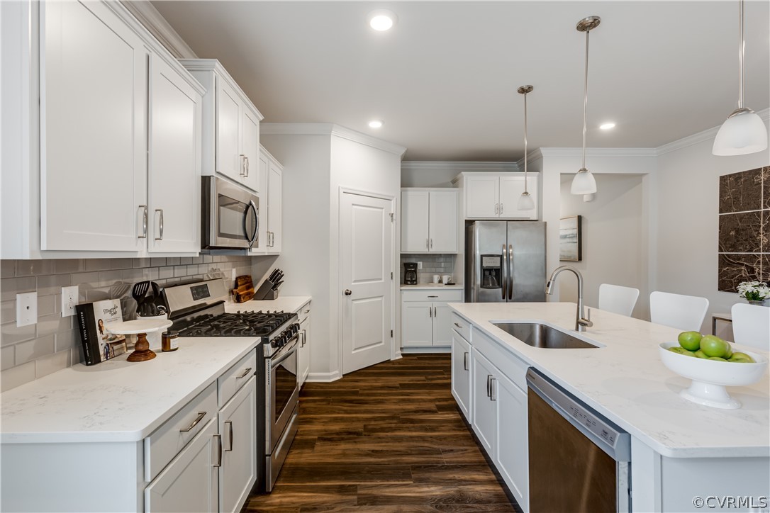 5649 Rohan Place Moseley, VA 23120 - Photo 14 of 48 KITCHEN is accented with beautiful HARDWARE and CA