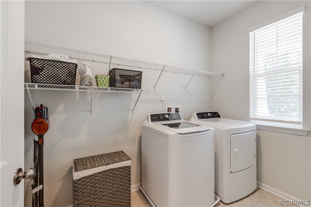 5649 Rohan Place Moseley, VA 23120 - Photo 29 of 48 Spacious LAUNDRY ROOM with STORAGE SHELVING and WA