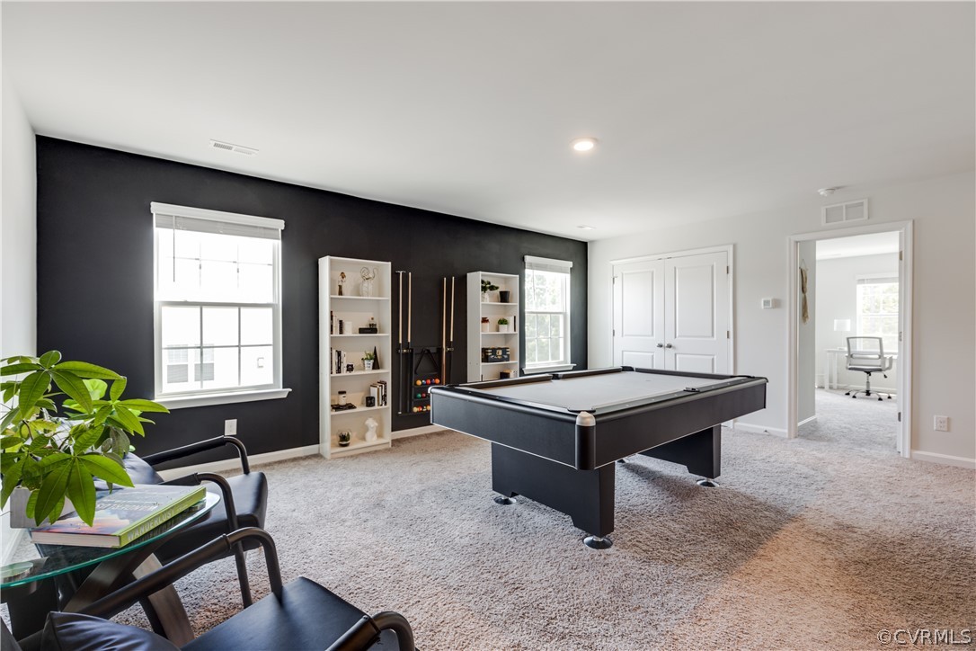 5649 Rohan Place Moseley, VA 23120 - Photo 30 of 48 Large FLEX ROOM with ACCENT WALL - great for a GAM