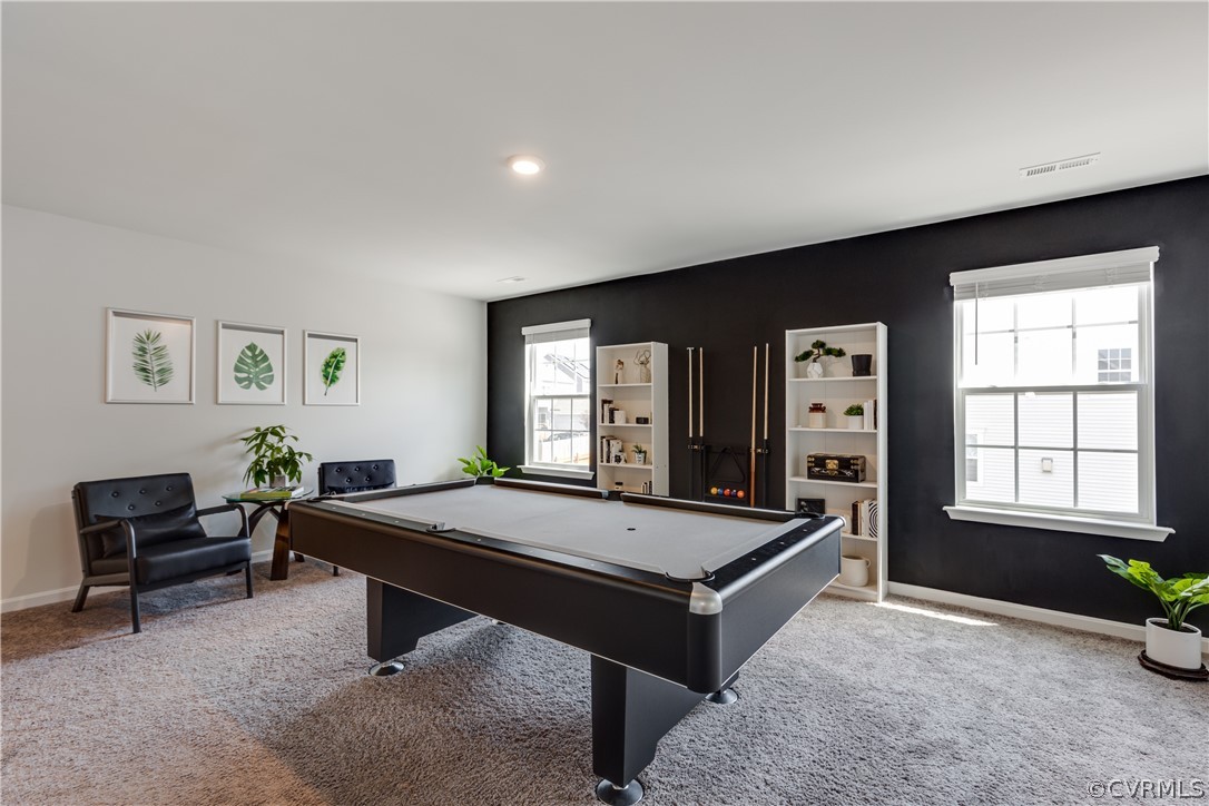 5649 Rohan Place Moseley, VA 23120 - Photo 31 of 48 CARPET, RECESSED LIGHTING, 15 X 19 GATHERING SPACE