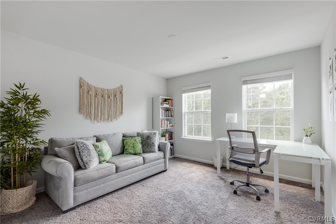 5649 Rohan Place Moseley, VA 23120 - Photo 33 of 48 UPSTAIRS 2ND BEDROOM / OFFICE SPACE with DEEP CLOS