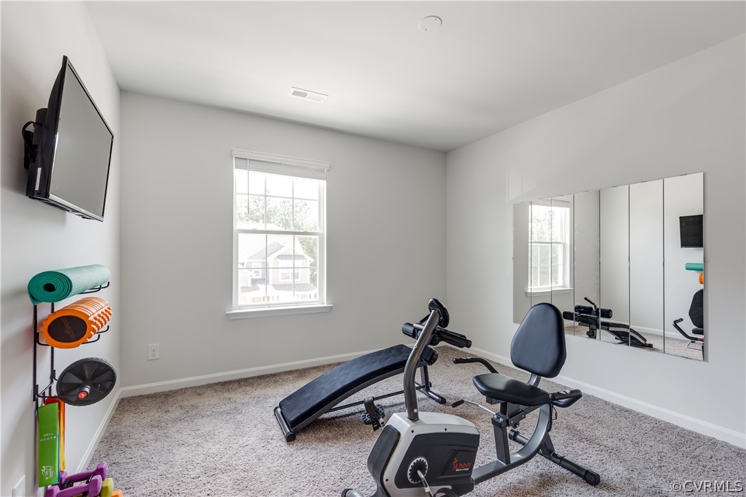 5649 Rohan Place Moseley, VA 23120 - Photo 37 of 48 Great 4TH BEDROOM or GYM SPACE with NATURAL LIGHT