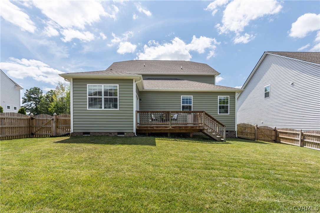 5649 Rohan Place Moseley, VA 23120 - Photo 39 of 48 Great BACKYARD with new PRIVACY FENCE*added by sel