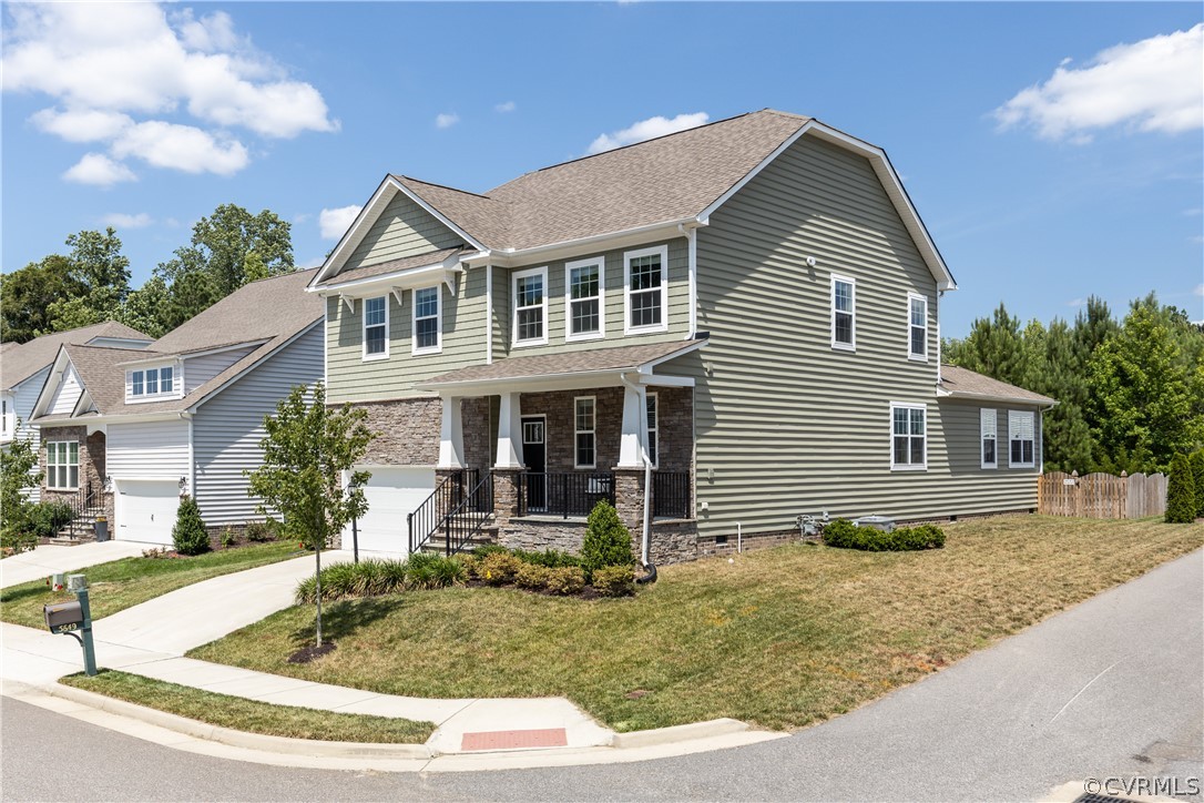 5649 Rohan Place Moseley, VA 23120 - Photo 4 of 48 BUILT 2019 DR HORTON DIJON HOUSE PLAN. PREFERRED C