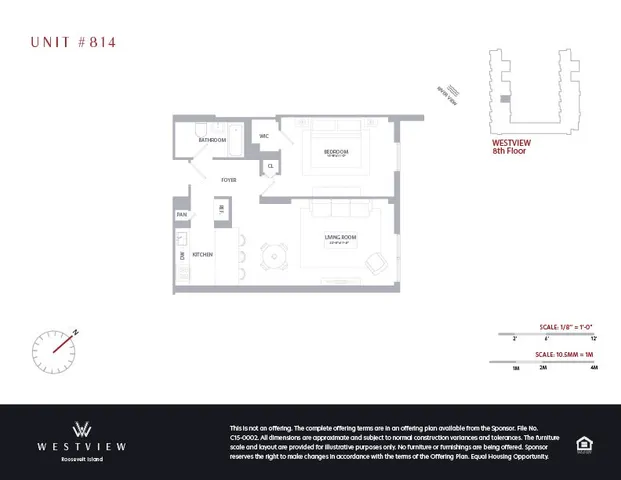 $650,000 | 595 Main Street, Unit 814 | Roosevelt Island