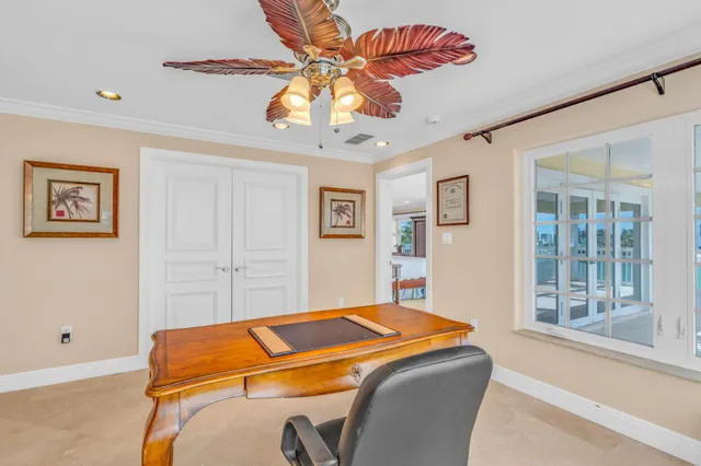 a view of a terrace with furniture and a patio