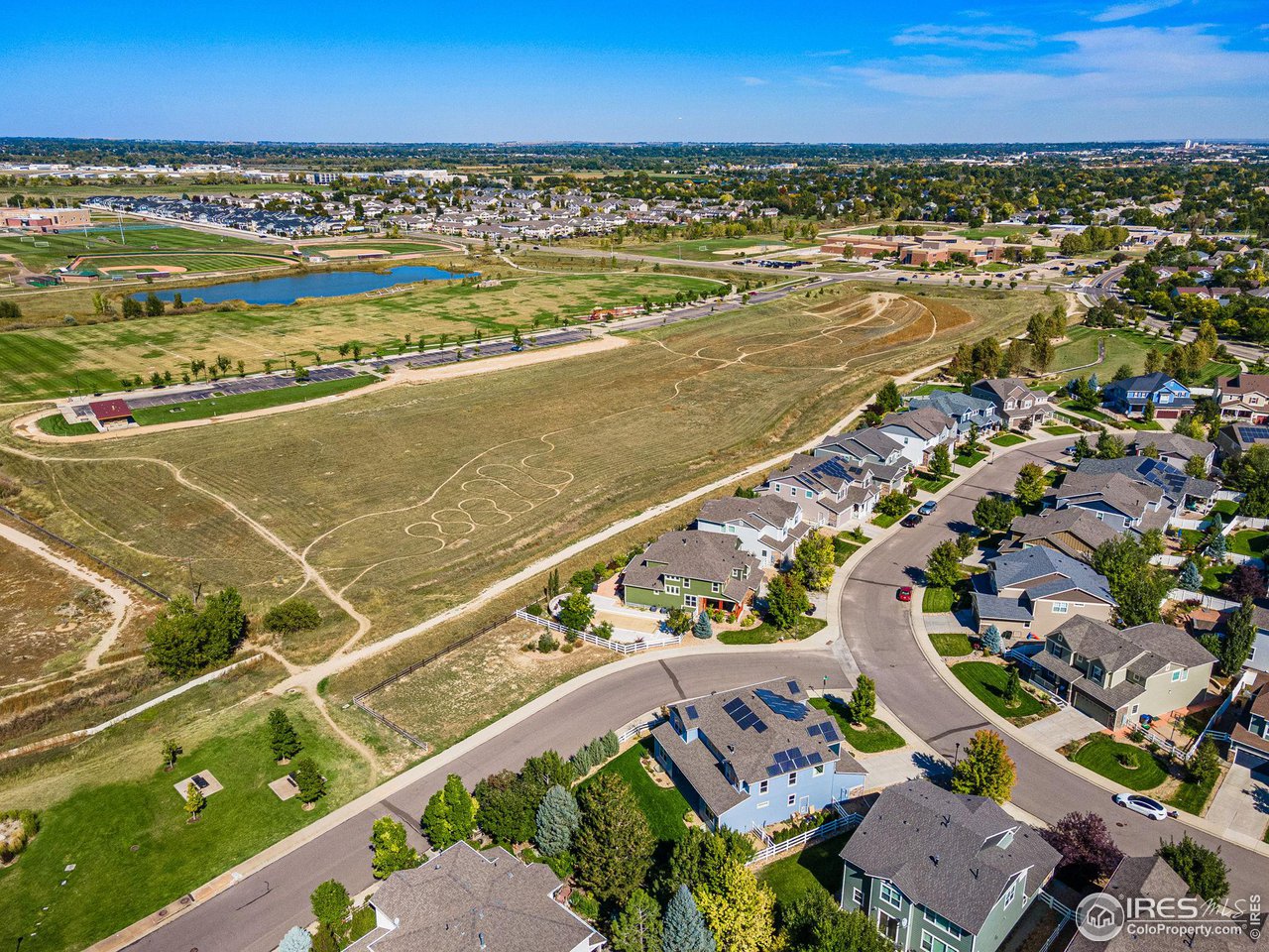 5101 Eagan Circle Longmont, CO 80503 - Photo 33 of 39 a view of a city with an ocean