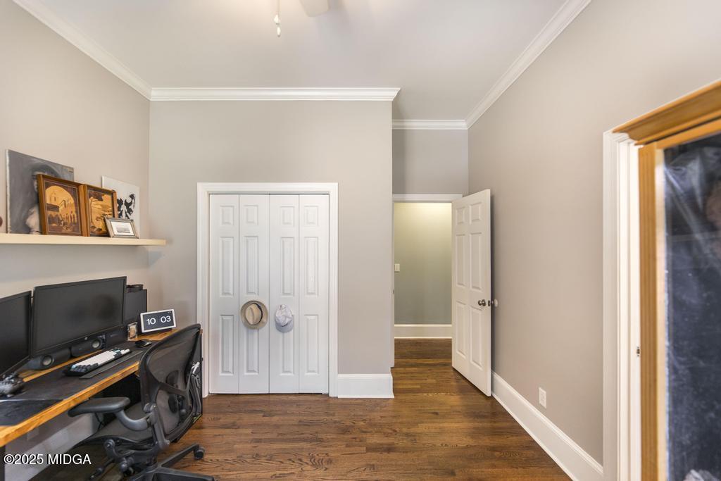 2489 Boxankle Road Forsyth, GA 31029 - Photo 23 of 68 a view of a livingroom with entryway wooden floor and front door