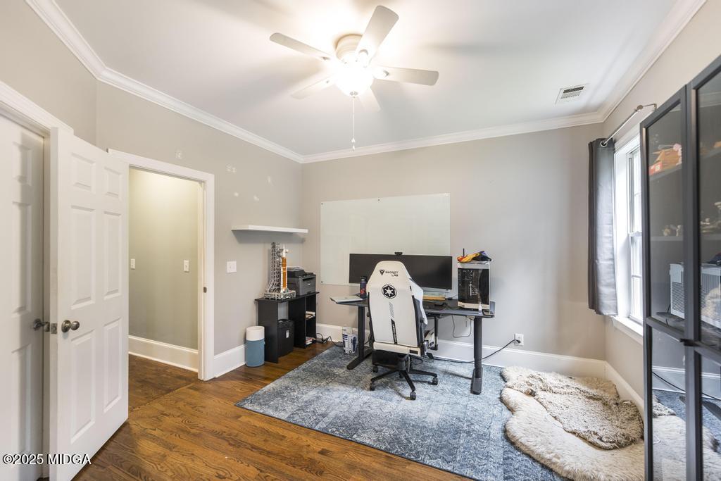 2489 Boxankle Road Forsyth, GA 31029 - Photo 28 of 68 a view of a workspace with furniture and a window