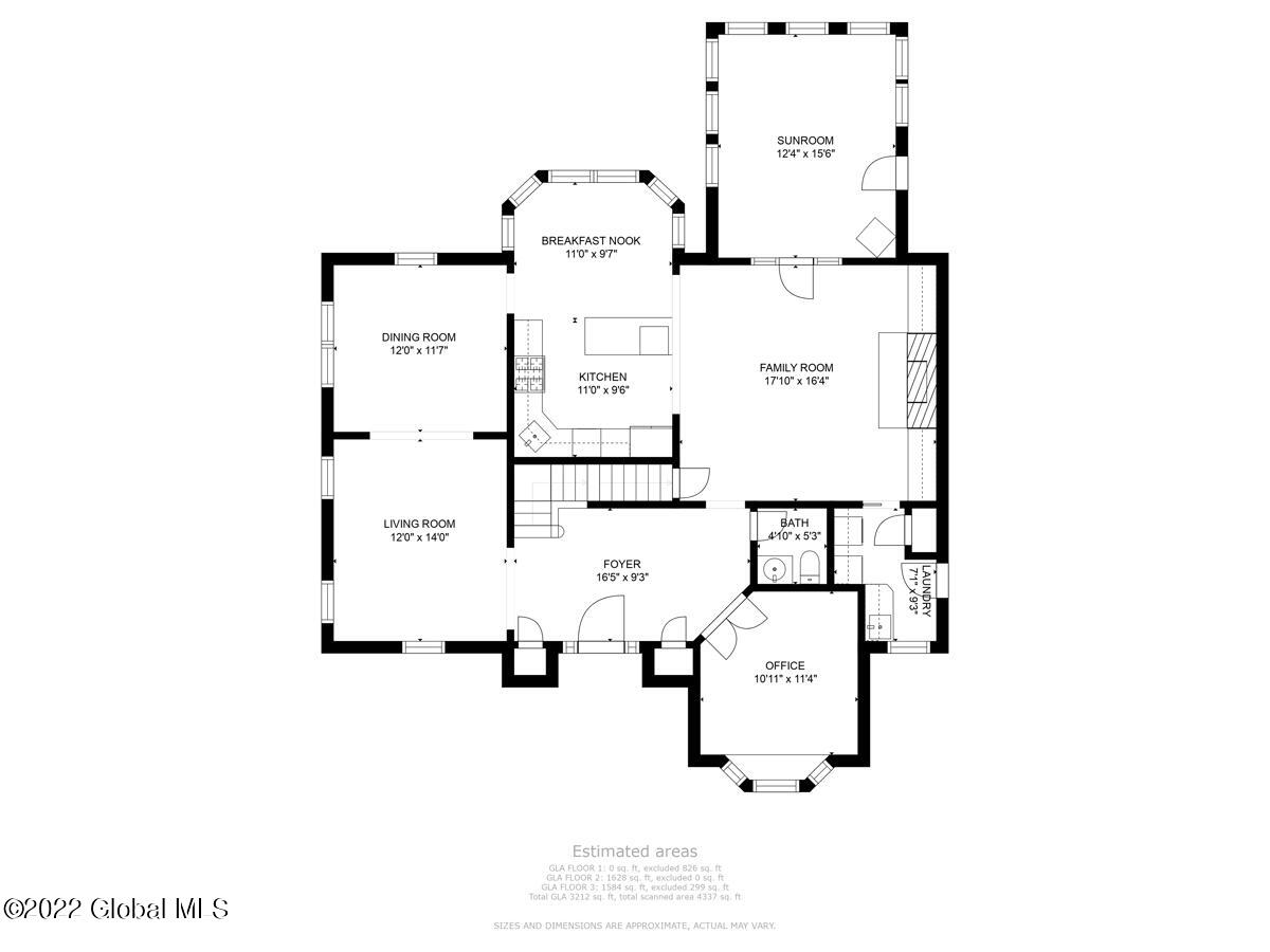 64 Timberwick Drive Halfmoon, NY 12065 - Photo 39 of 41 1st Floor Plan