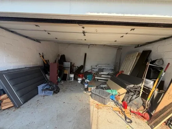 a view of storage and utility room