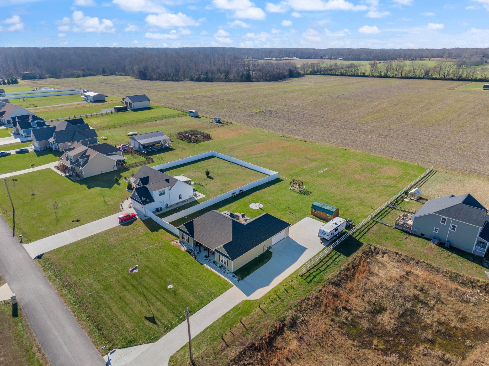 1357 Norton Road Manchester, TN 37355 - Photo 27 of 29 a view of an outdoor space and a yard