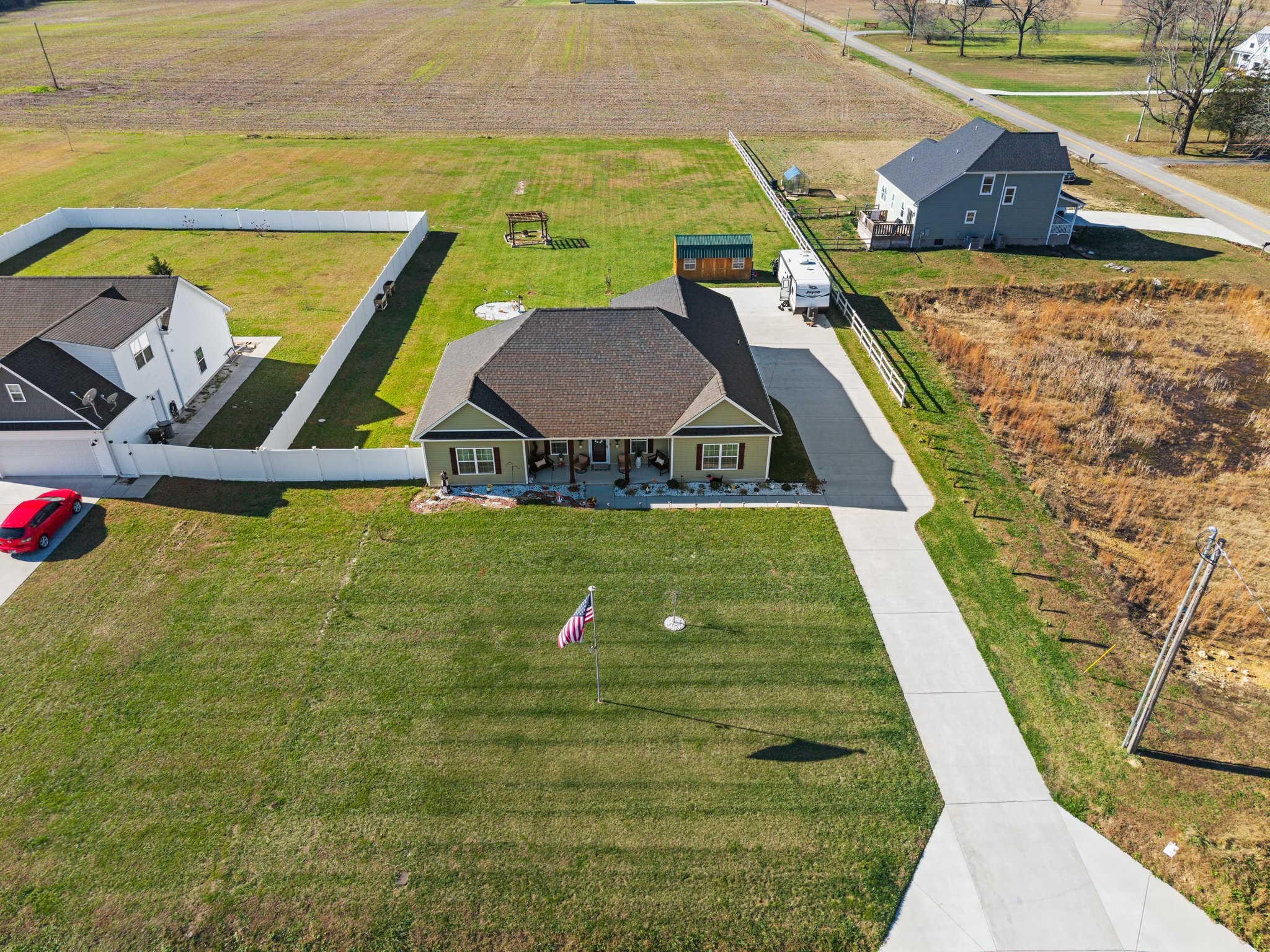 1357 Norton Road Manchester, TN 37355 - Photo 28 of 29 a view of an outdoor space and a swimming pool