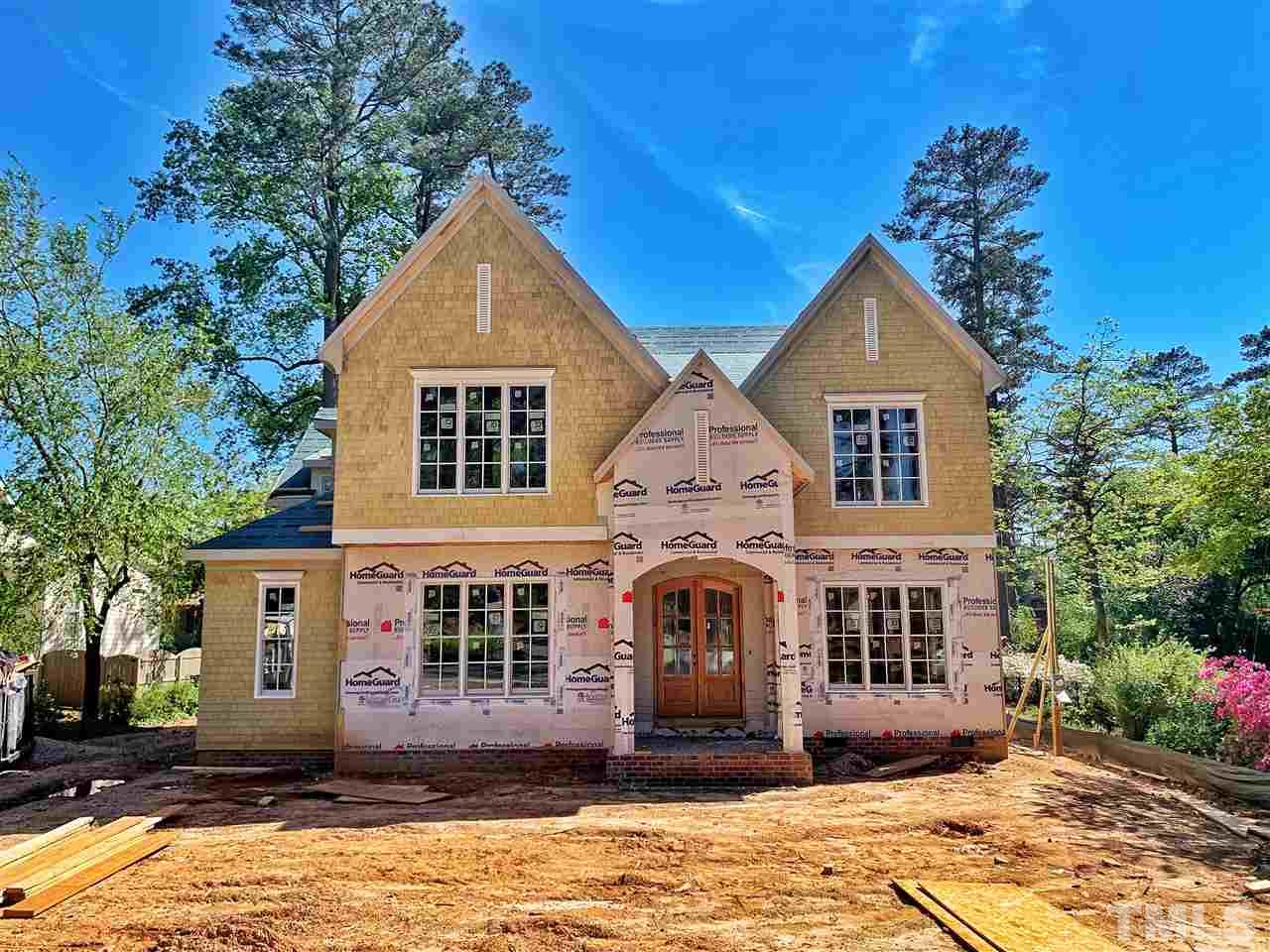 781 Cranbrook Road Raleigh, NC 27609 - Photo 8 of 12 Construction continues. This week, look for a fresh coat of paint to add to the exterior.