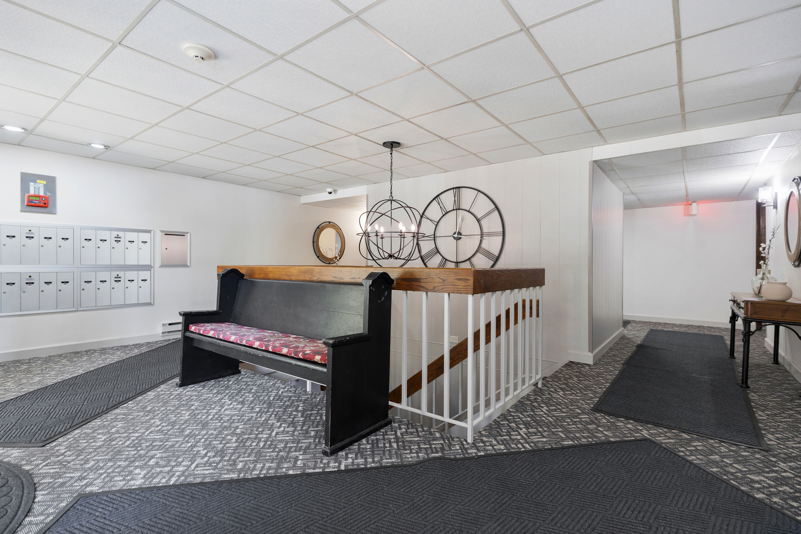 6443 Clarendon Hills Road, Unit 206 Willowbrook, IL 60527 - Photo 18 of 21 a view of a hallway with seating area