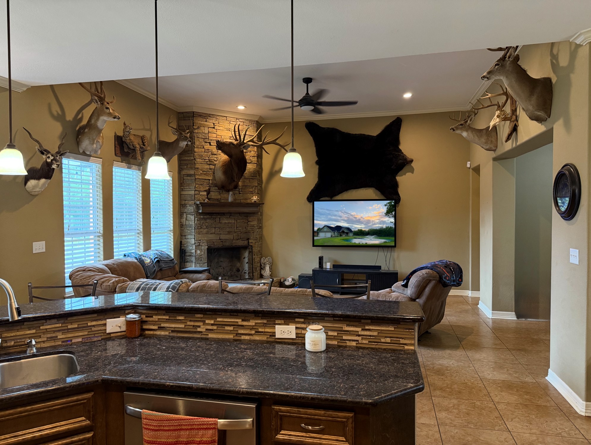 2015 Skrivanek Road Sealy, TX 77474 - Photo 6 of 38 Open Kitchen / Living area