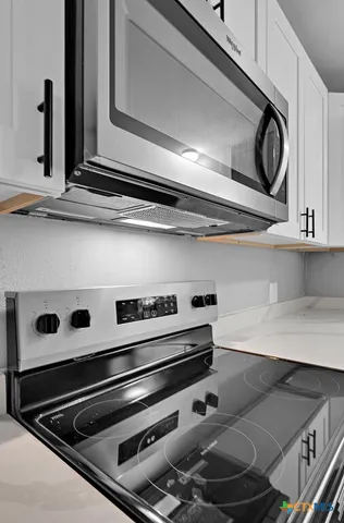 a close view of stove