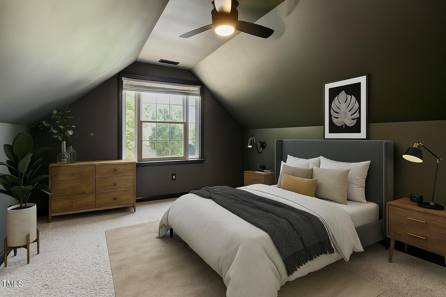 1205 Haventree Road Durham, NC 27713 - Photo 22 of 31 Staged Bedroom - UPSTAIRS