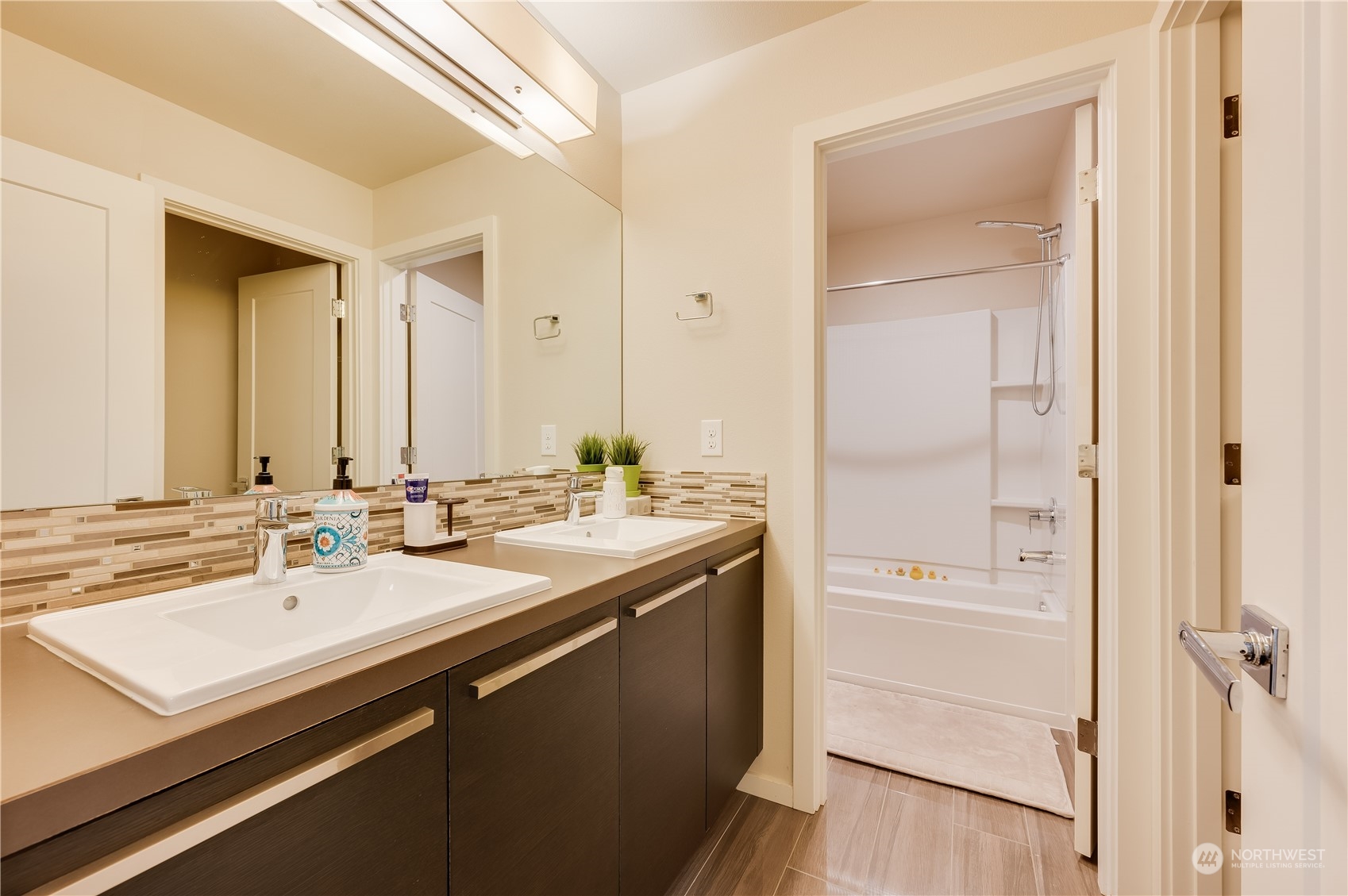 4016 171st Street Southeast Bothell, WA 98012 - Photo 30 of 39 a bathroom with a sink and a mirror