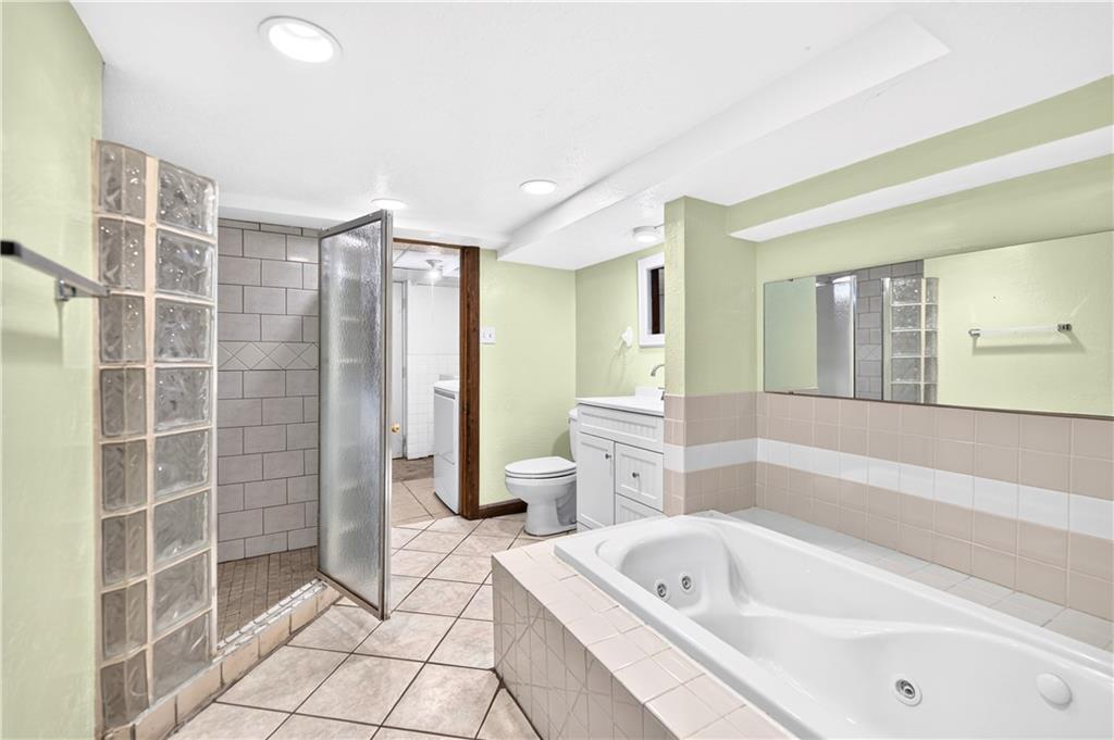 1301 Langeloth Road Burgettstown, PA 15021 - Photo 34 of 50 One more WOW... this custom full bath in the LL is awesome...