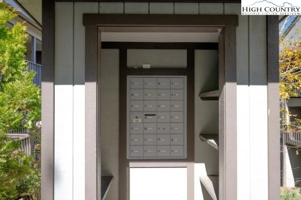 a view of front door