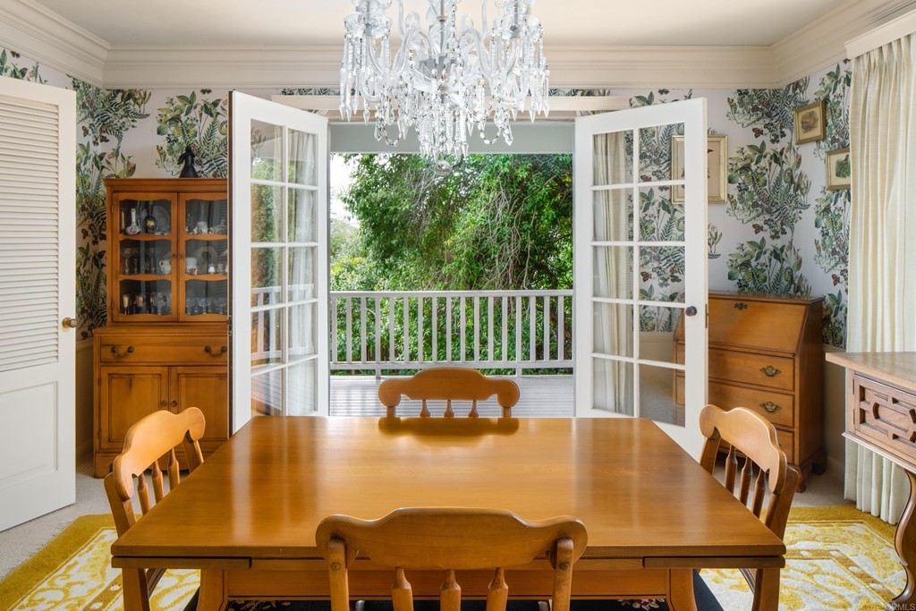 1380 Park Row La Jolla, CA 92037 - Photo 13 of 51 a dining room with furniture and wooden floor
