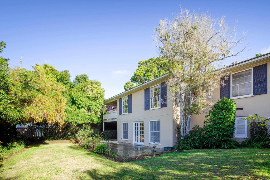 1380 Park Row La Jolla, CA 92037 - Photo 37 of 51 a view of a house with a garden