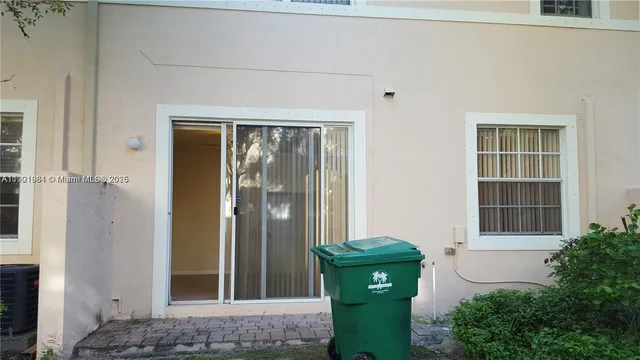 a view of front door