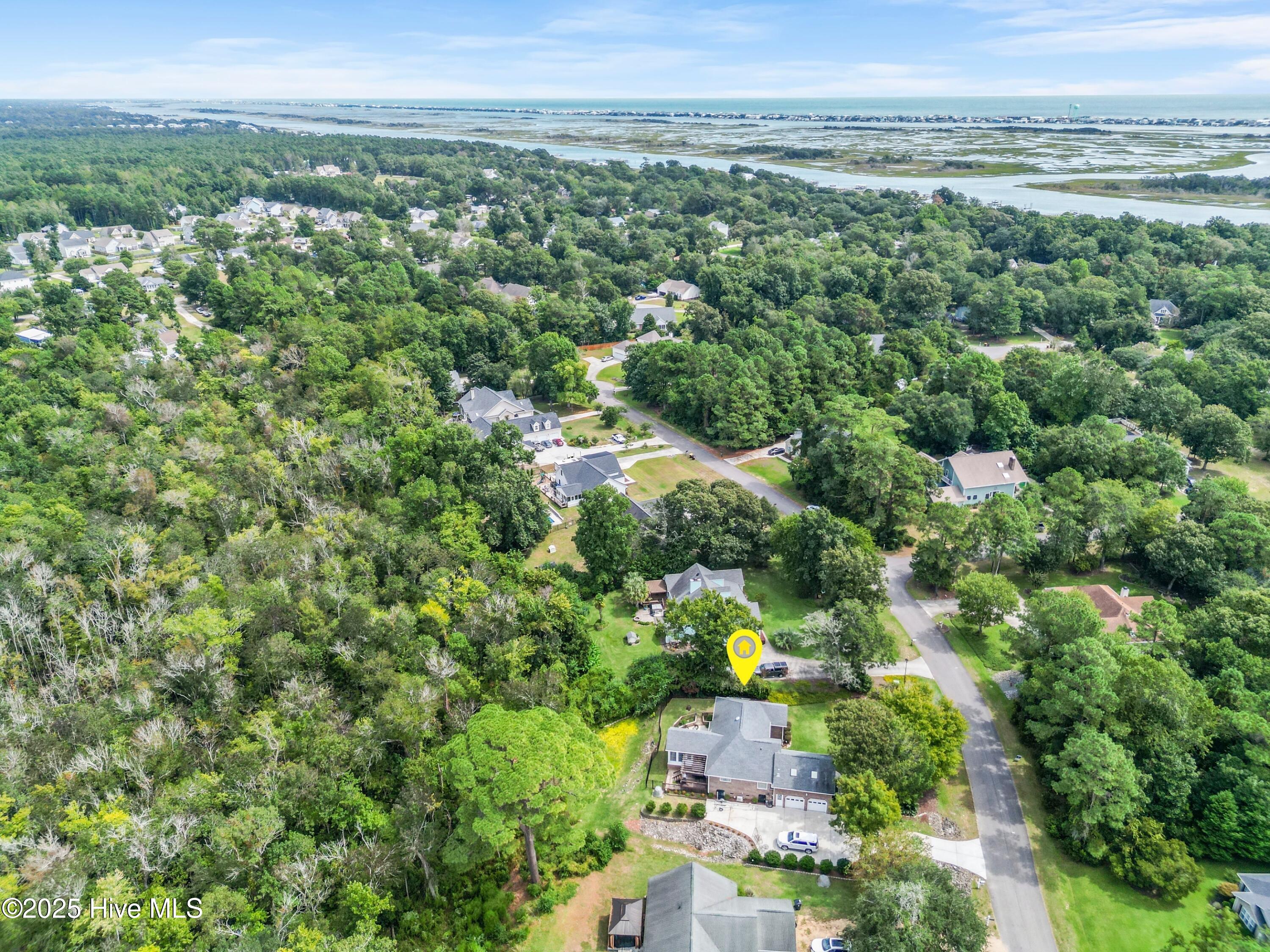 1020 Cordgrass Road Hampstead, NC 28443 - Photo 56 of 65 Intracoastal Waterway shown in the background just minutes from the home