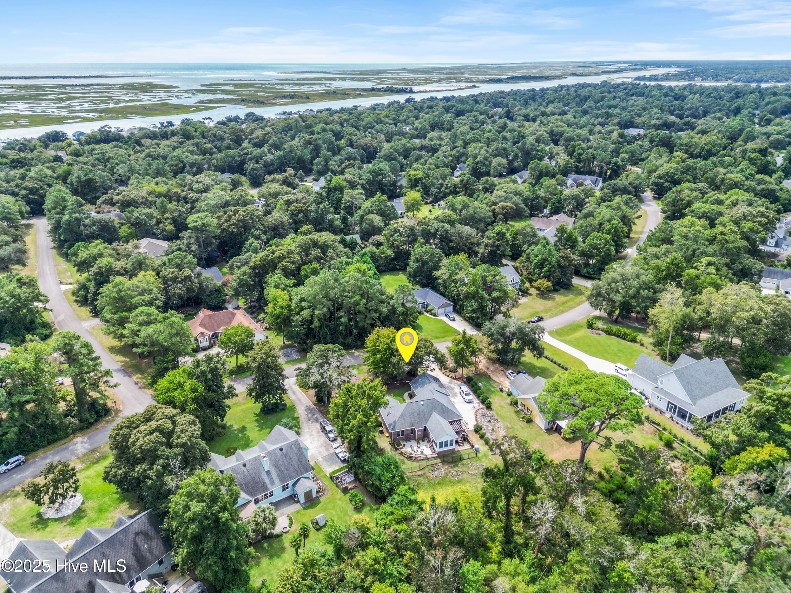 1020 Cordgrass Road Hampstead, NC 28443 - Photo 57 of 65 Intracoastal Waterway shown in the background just minutes from the home