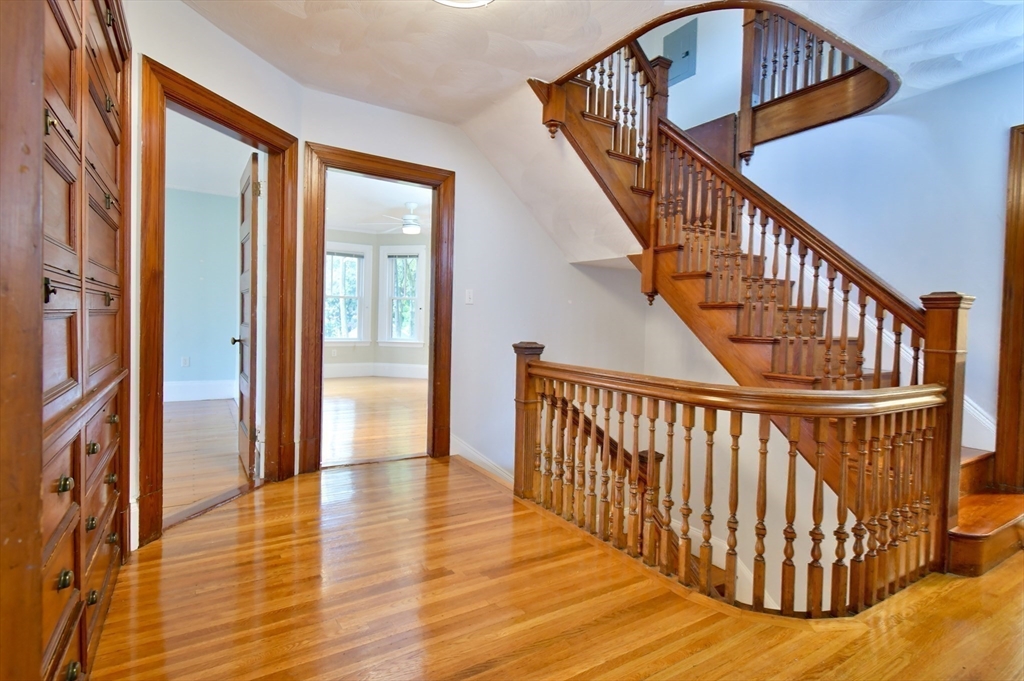 141 Beacon Street Boston, MA 02136 - Photo 18 of 40 a view of an entryway with wooden floor
