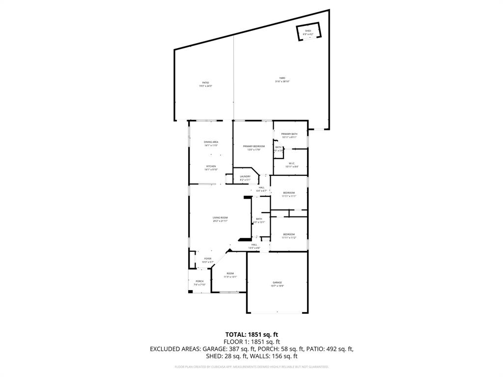 1109 Johnson City Avenue Forney, TX 75126 - Photo 40 of 40 a picture of a floor plan