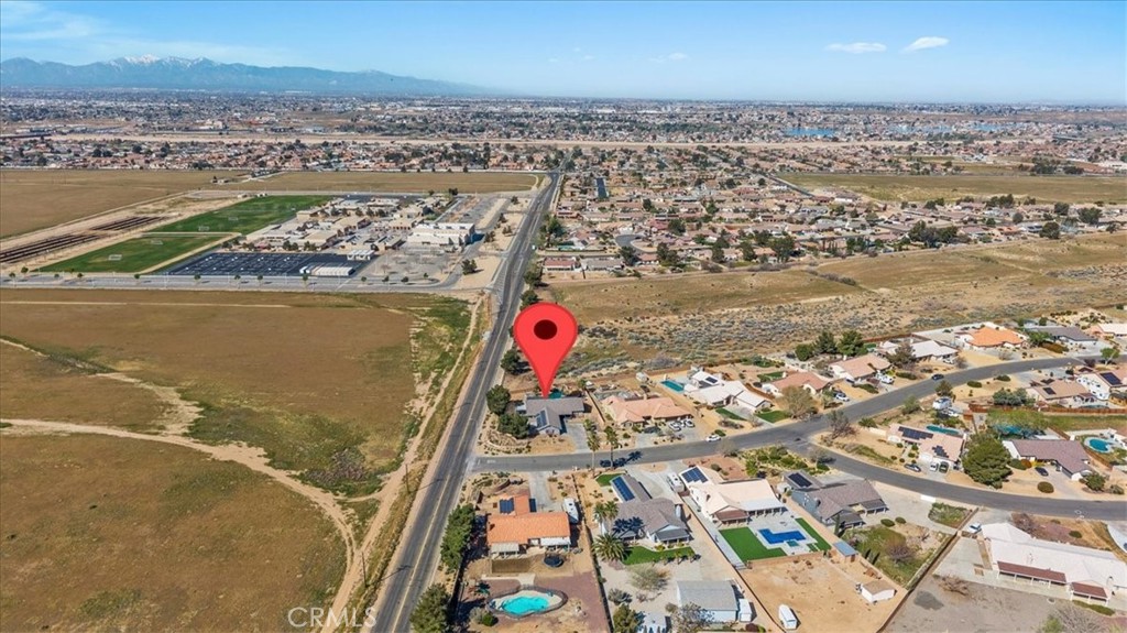 12920 Choco Road Apple Valley, CA 92308 - Photo 38 of 39 Opposite angle of aerial view with subject property identified
