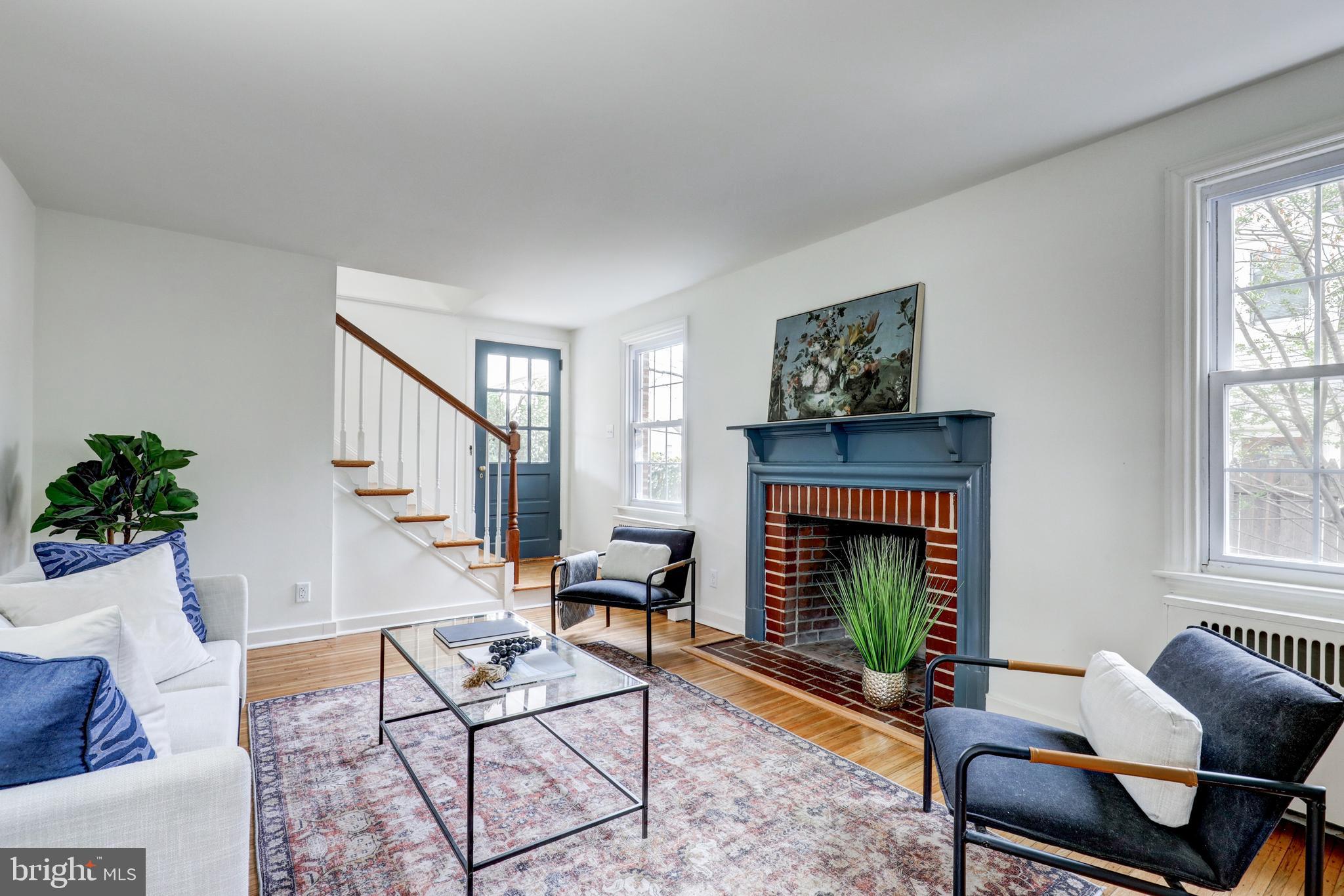 2316 Franklin Avenue Secane, PA 19018 - Photo 3 of 30 a living room with furniture and a fireplace