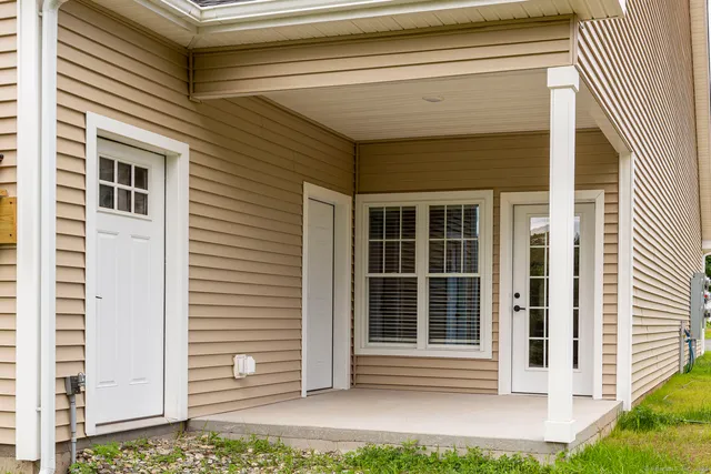 a view of front door