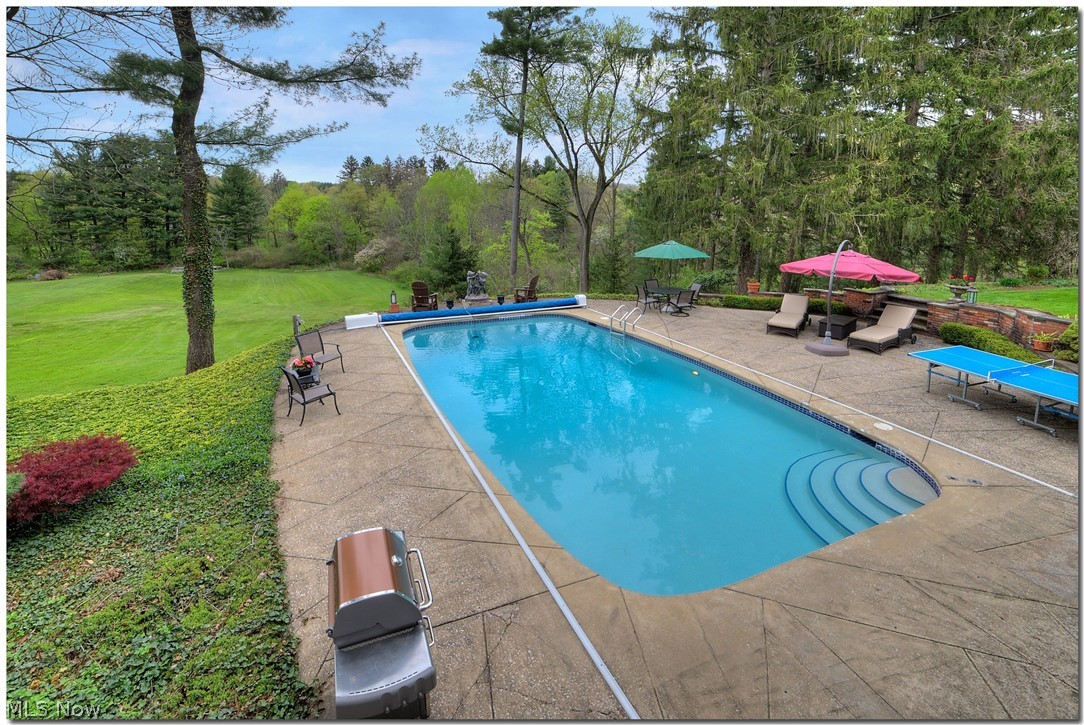 33955 Old Kinsman Road Hunting Valley, OH 44022 - Photo 32 of 35 The pool has a safety cover that works easily to protect you and your guests.