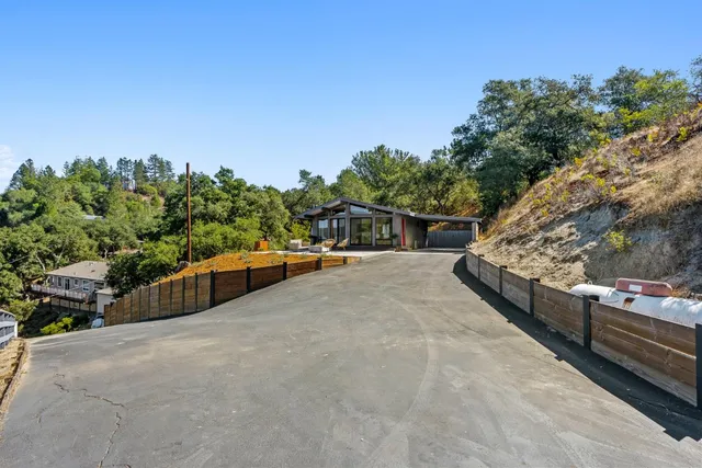 a view of a terrace with couches