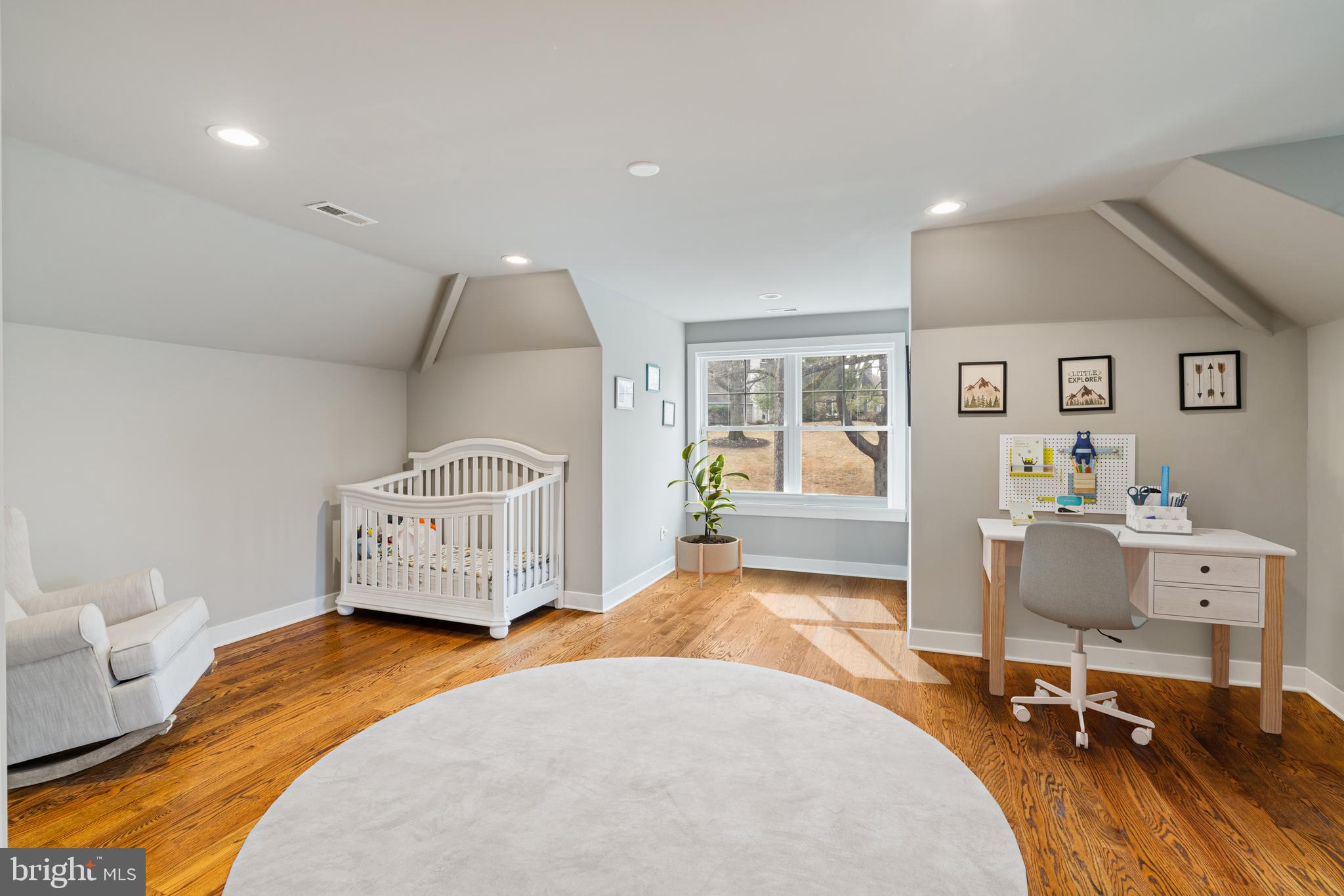 601 Spruce Lane Villanova, PA 19085 - Photo 18 of 27 a bedroom with furniture and a large window