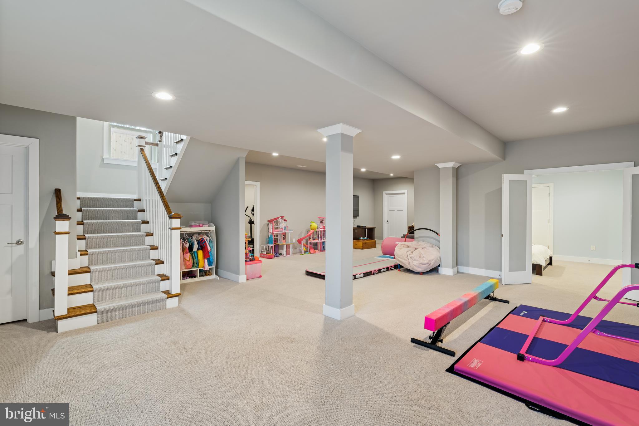 601 Spruce Lane Villanova, PA 19085 - Photo 22 of 27 a view of a livingroom with furniture and stairs