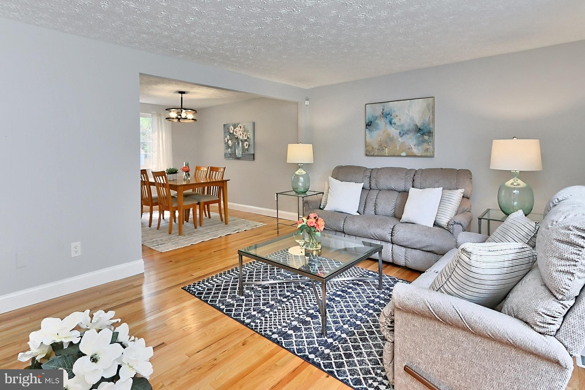 Living and dining rooms