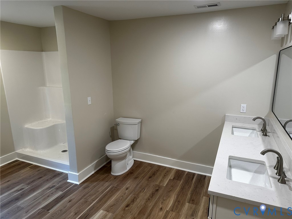 595 Liberty Road Alberta, VA 23821 - Photo 16 of 24 a bathroom with a sink and a toilet