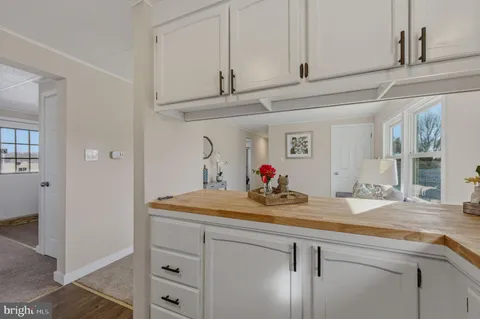 a sink with a cabinets