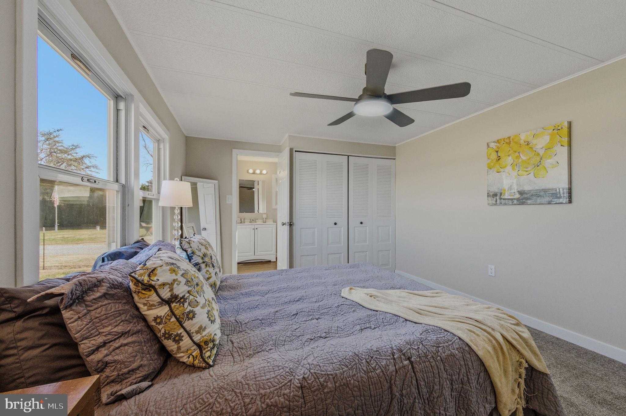 946 Vandyke Greenspring Road Townsend, DE 19734 - Photo 23 of 32 a spacious bedroom with a bed and a painting on the wall
