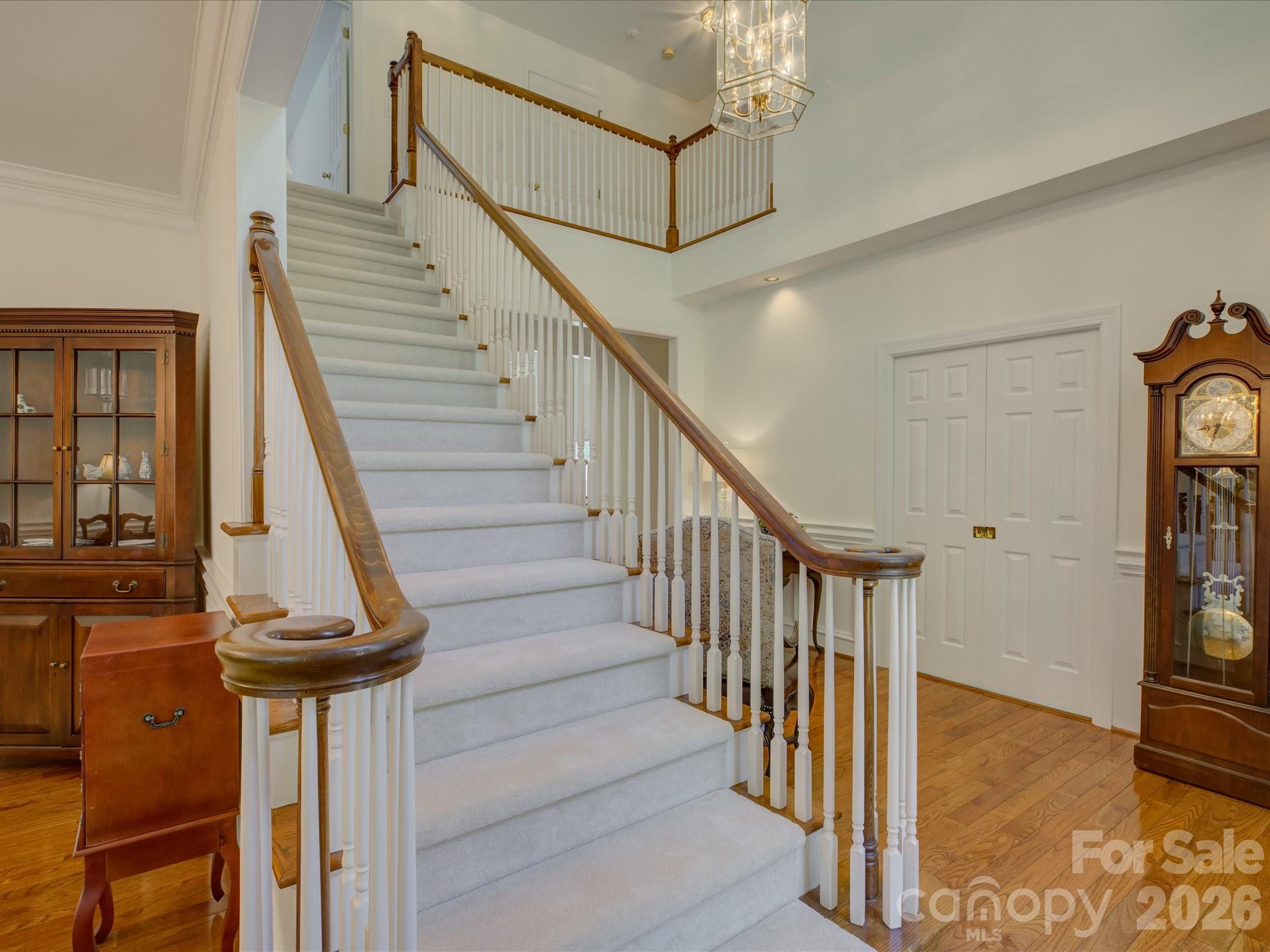 2980 Robinwood Road Gastonia, NC 28054 - Photo 28 of 48 a view of entryway and hall with wooden floor