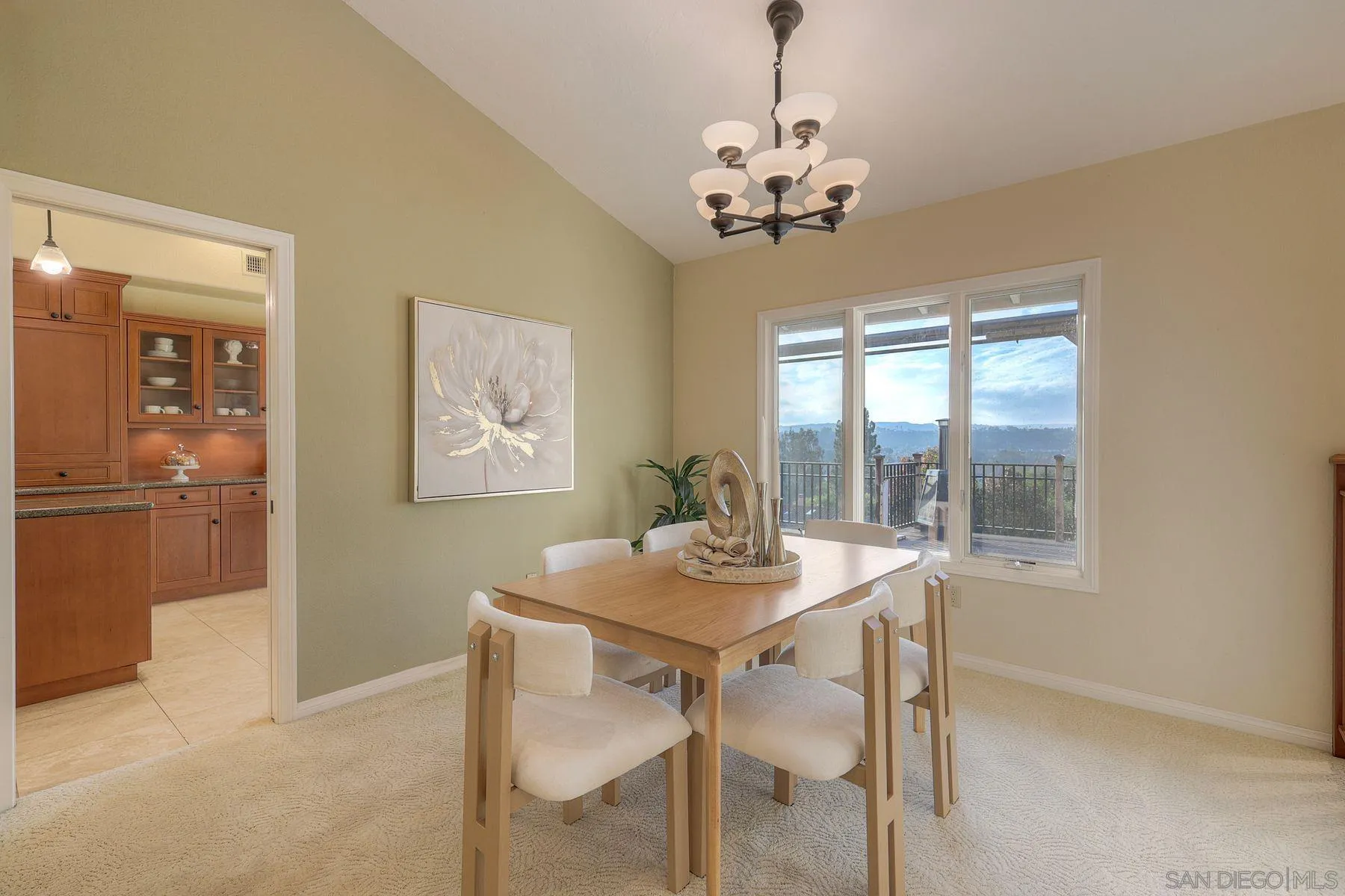 14036 Tierra Bonita Road Poway, CA 92064 - Photo 8 of 57 a view of a dining room with furniture window and outside view
