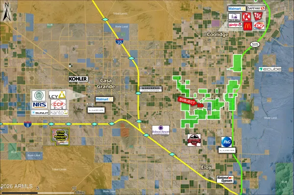 $2,695,000 | 0 South 11 Mile Corner Road, Casa Grande, AZ 85194