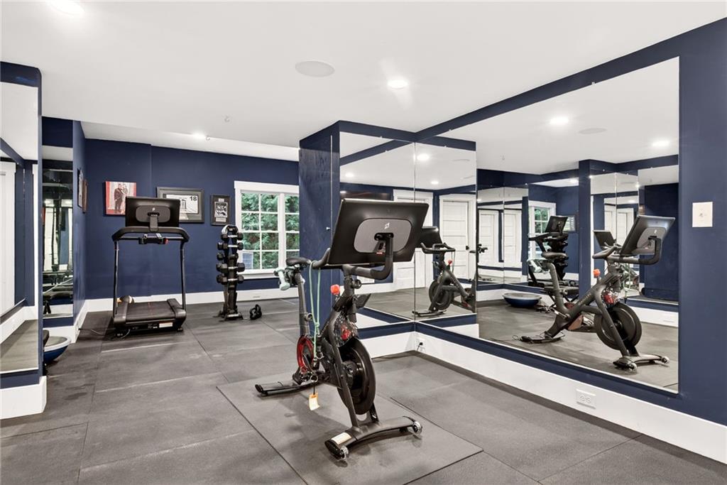 13460 New Providence Road Milton, GA 30004 - Photo 37 of 60 a view of a room with gym equipment