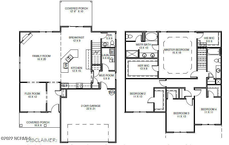 2005 Grouper Run New Bern, NC 28562 - Photo 12 of 12 Floor Plan