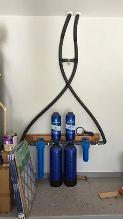 a utility room with washer and dryer