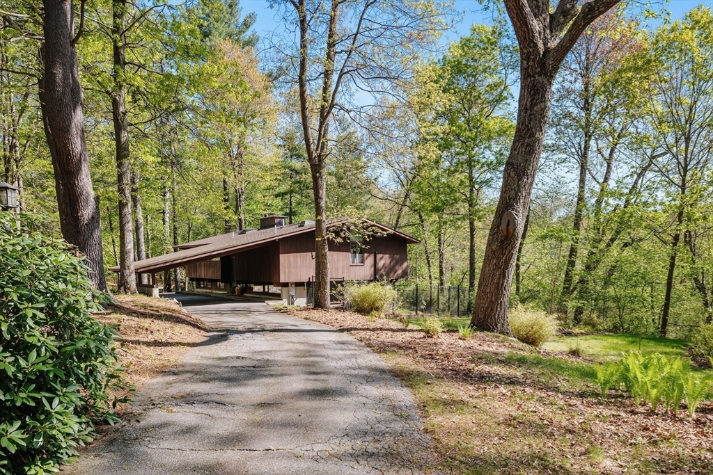 16 Belvedere Road Boxford, MA 01921 - Photo 28 of 35 a view of a house with backyard and trees